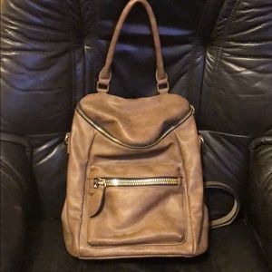 MMS leather backpack